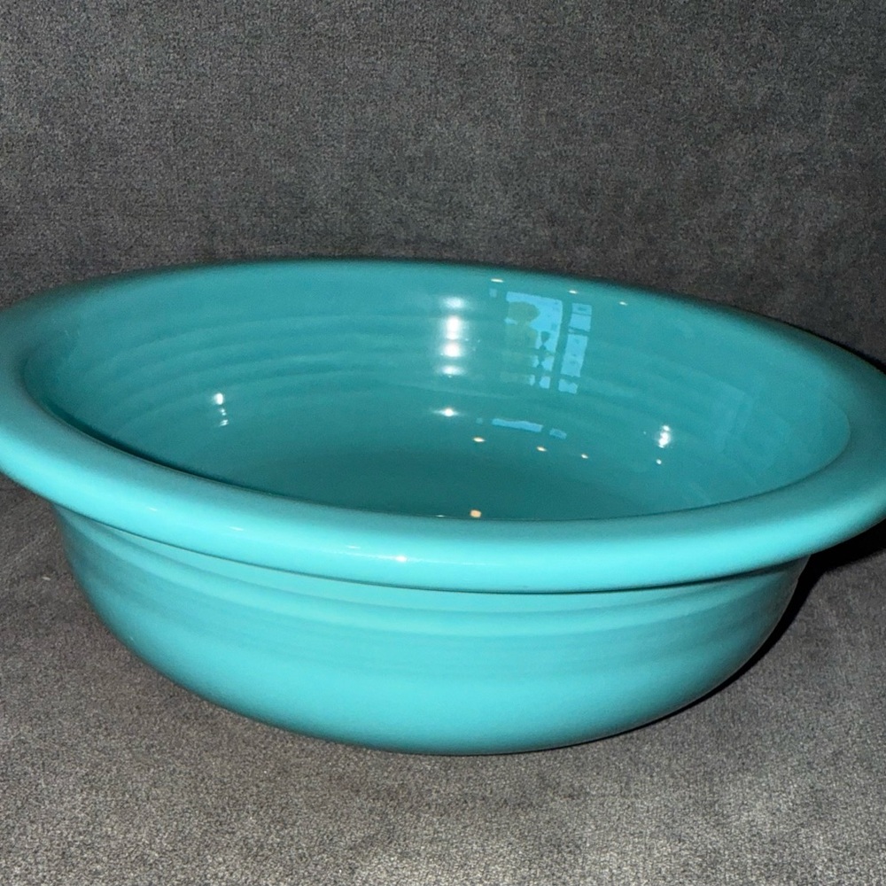 Fiestaware Turquoise Serving Bowl